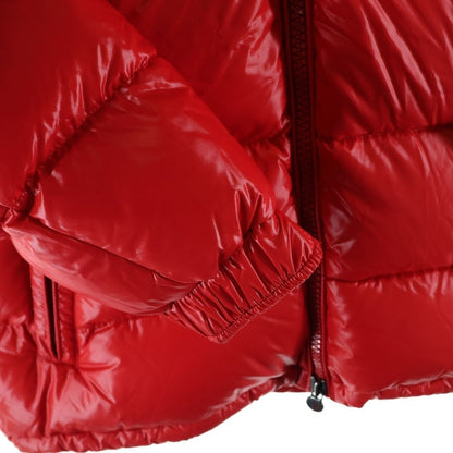 Moncler Maya Hooded Zip Up Jacket Red — view 6