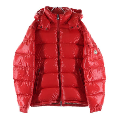 Moncler Maya Hooded Zip Up Jacket Red