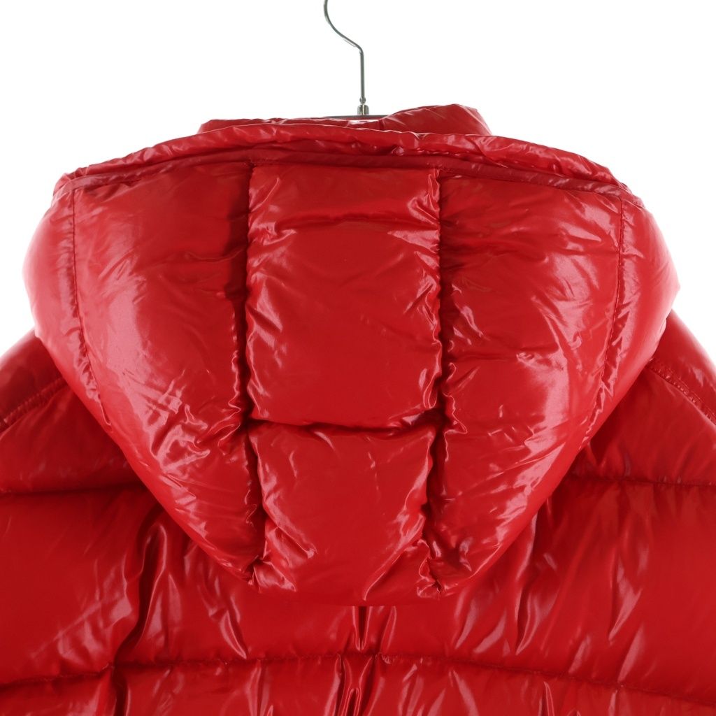 Moncler Maya Hooded Zip Up Jacket Red — view 4
