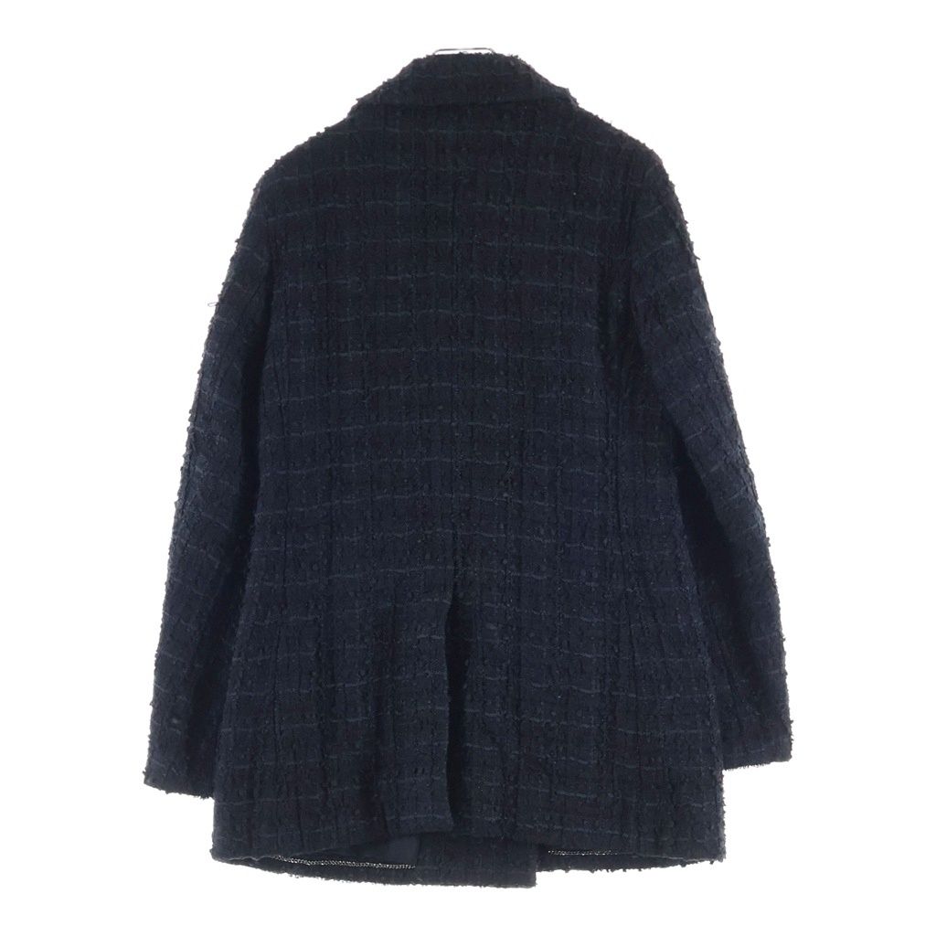Chanel Coco Button Tweed Jacket Black Wool — view 2