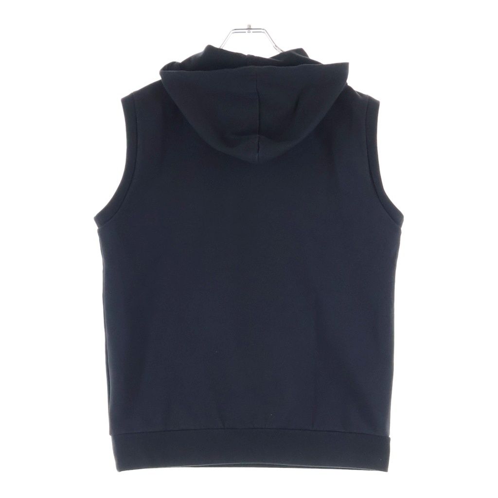 Dior Homme Half Zip Dead Side Line Sleeveless Hoodie Black — view 2