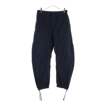 Bottega Veneta Zip Pocket Hem Drawcord Pants Black
