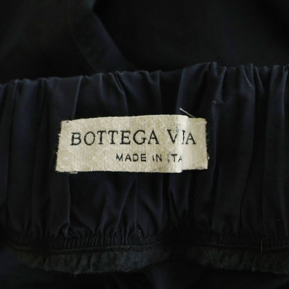 Bottega Veneta Zip Pocket Hem Drawcord Pants Black — view 7