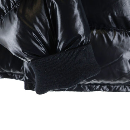 Moncler Maljasset Sleeve Logo Patch Hooded Zip Up Jacket Black — view 5