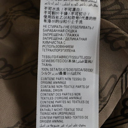 Balenciaga Logo Monogram Long Sleeve Shirt Beige — view 7