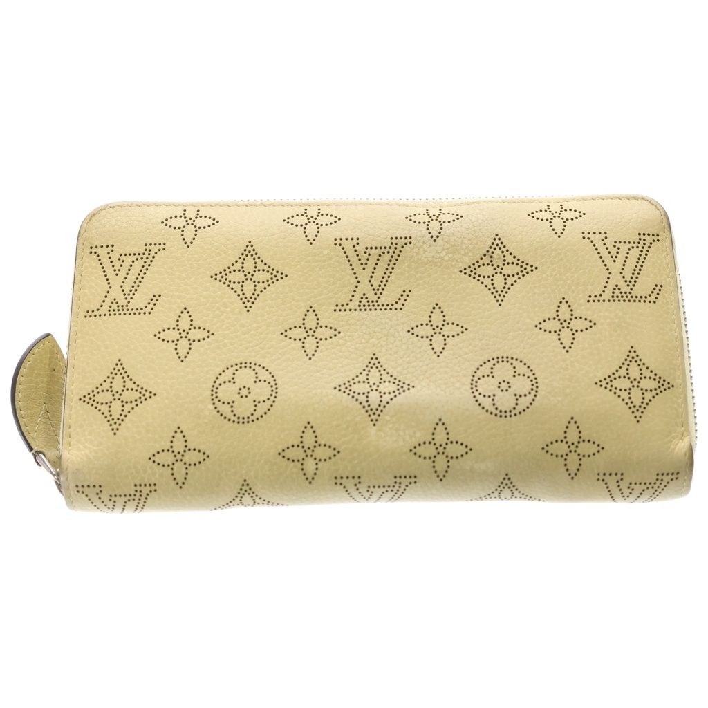 Louis Vuitton Monogram Mahina Zippy Wallet Banana
