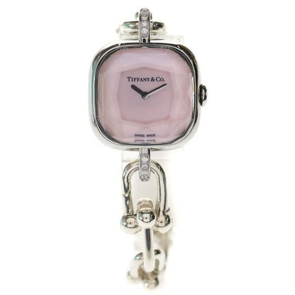 Tiffany & Co Watch Pink Dial Dia Lug Quartz