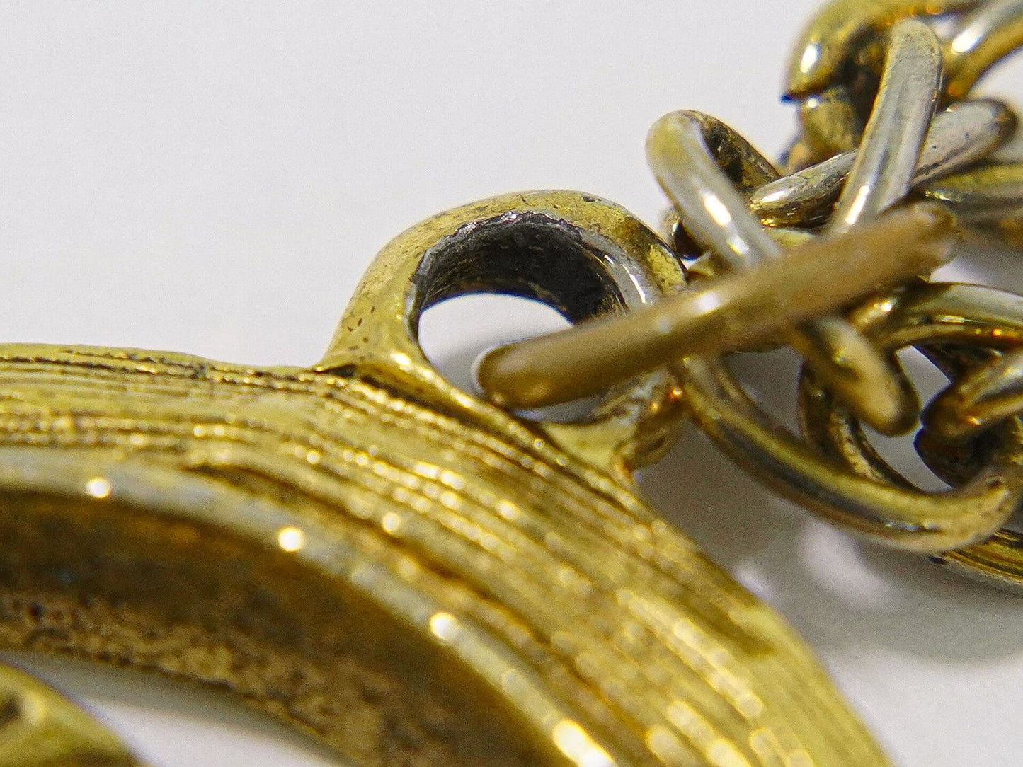 Chanel CC Logo Necklace Pendant Gold Plated — view 6