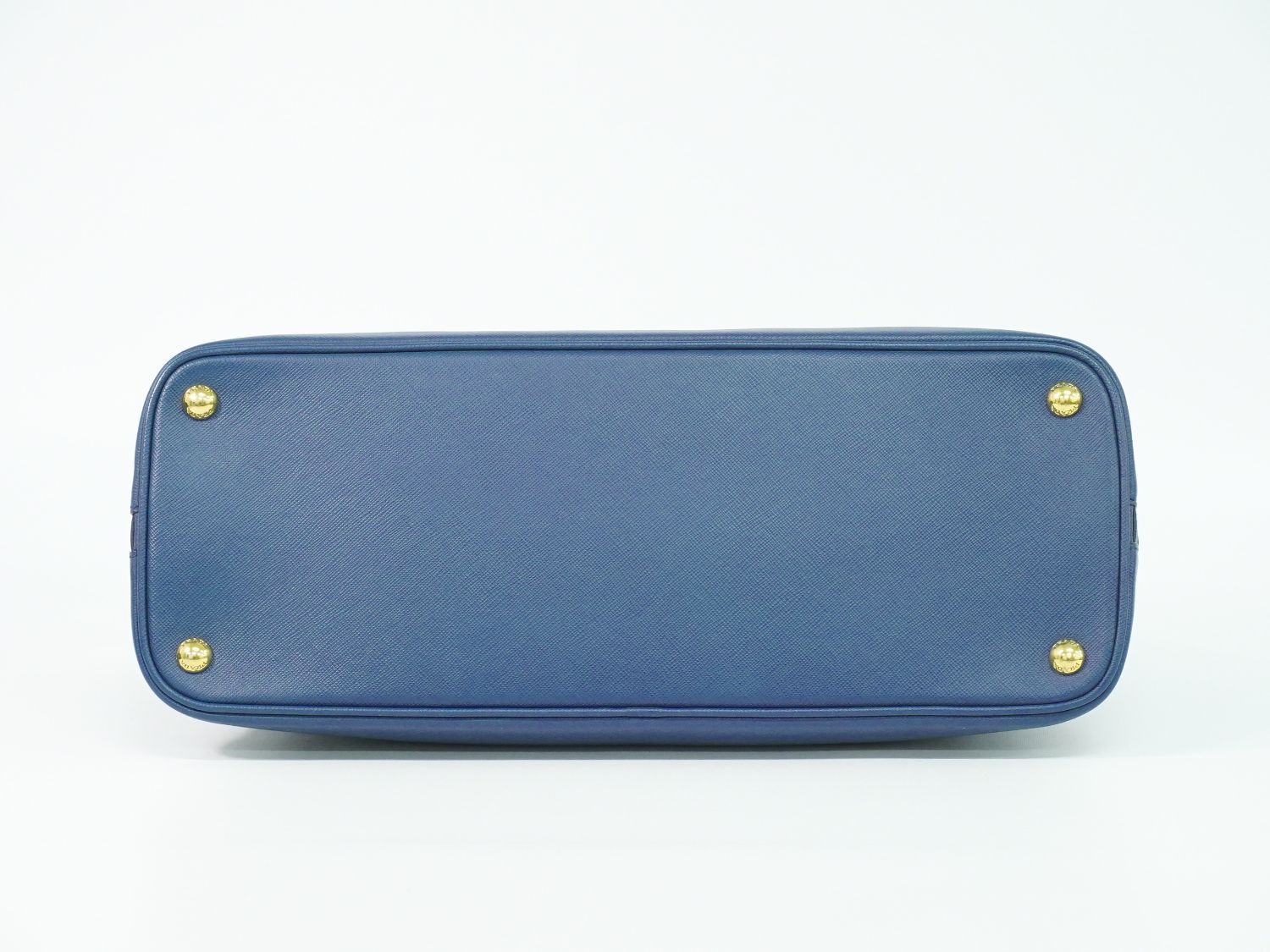Prada Leather Handbag Blue Bag — view 3