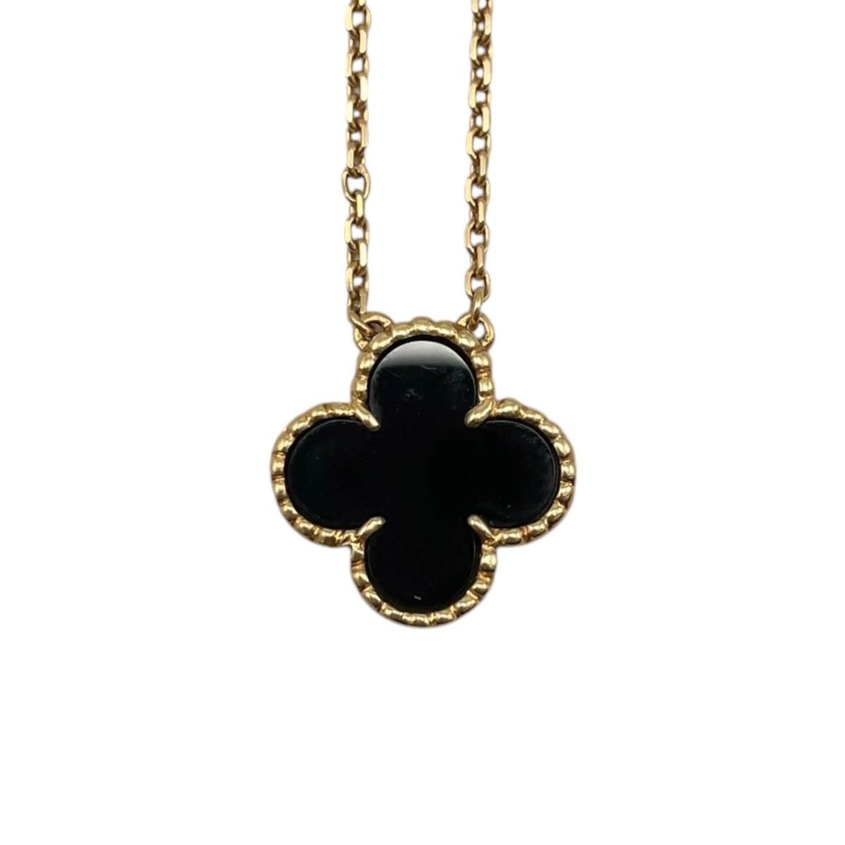 Van Cleef & Arpels Cleef&arpels Necklace Vintage Alhambra Pendant Yellow Gold — view 3