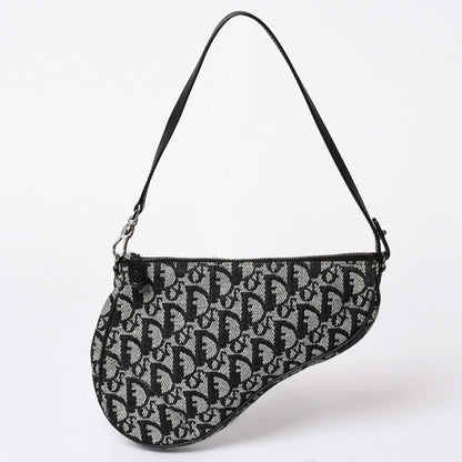 Dior Trotter Saddle Bag Pouch Black