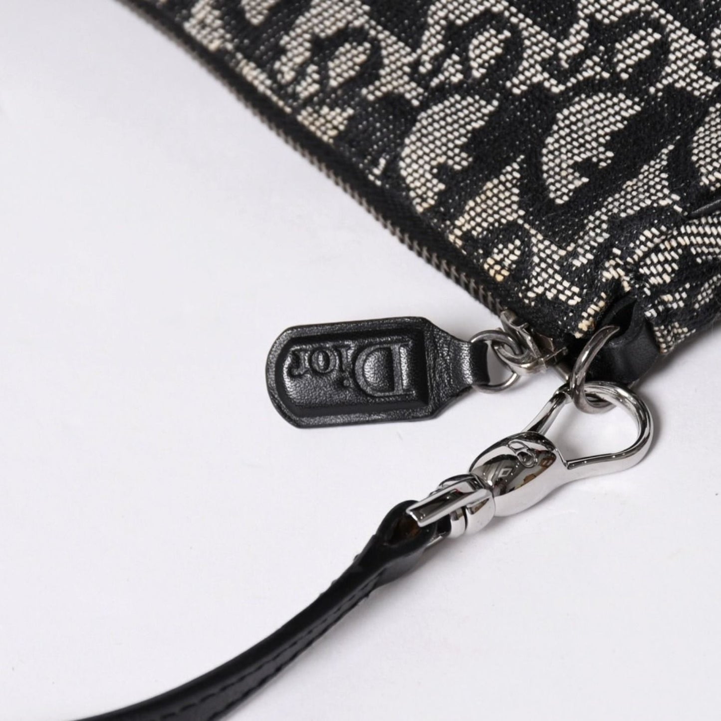 Dior Trotter Saddle Bag Pouch Black — view 5