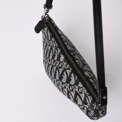 Dior Trotter Saddle Bag Pouch Black — view 8