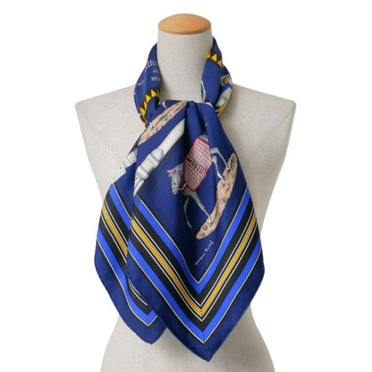 Hermes Couvertures Et Tenues de Jour Horsewear Carre 90 Scarf Total Silk Shawl — view 2