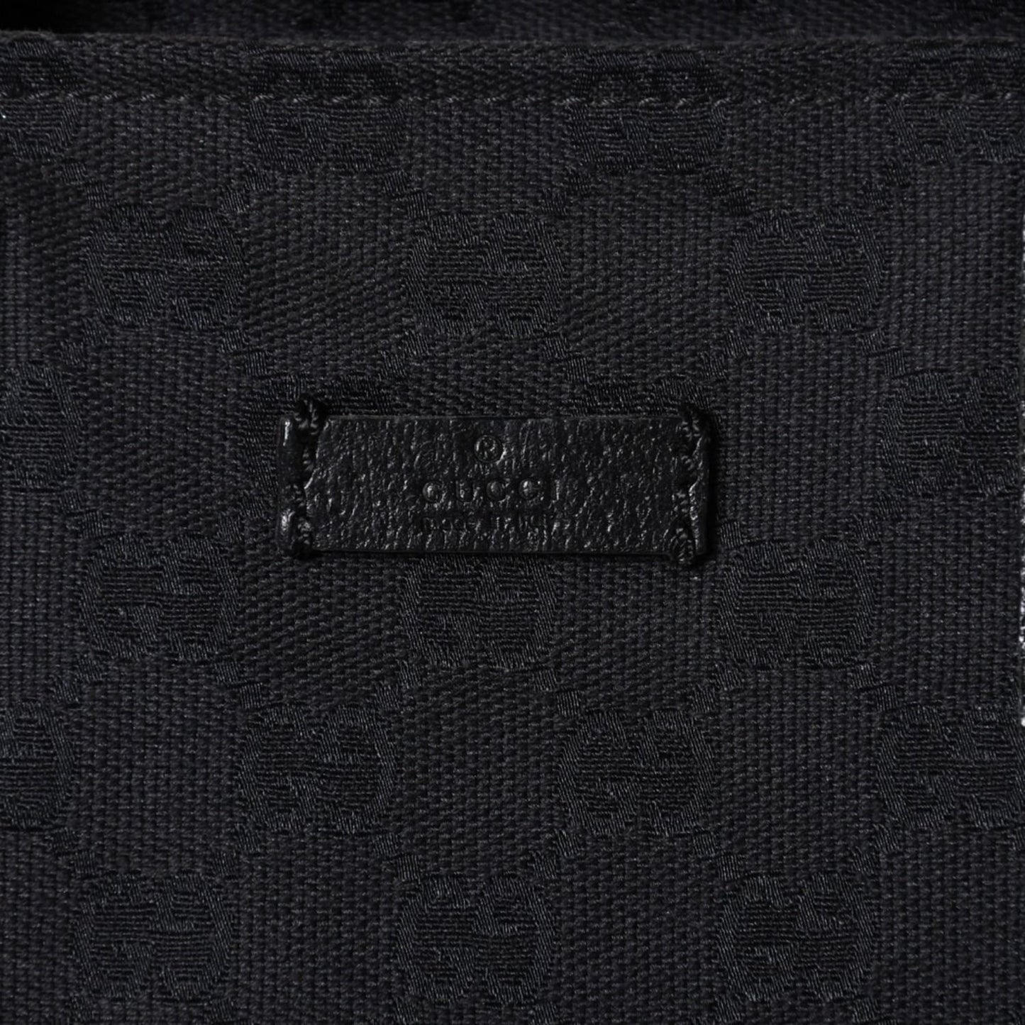 Gucci Sherry Line Hand Bag Handbag GG Canvas Black — view 7