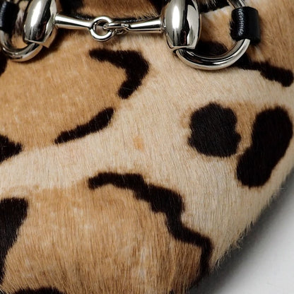 Gucci Pumps Calf Hair Horsebit Leopard Heel 36 — view 7
