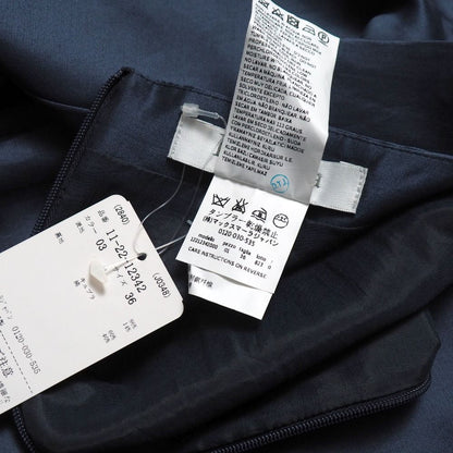 Max Mara Dress 36 Cache Coule Drape White Tag Cotton Silk — view 8