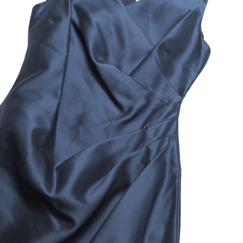Max Mara Dress 36 Cache Coule Drape White Tag Cotton Silk — view 4