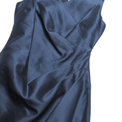 Max Mara Dress 36 Cache Coule Drape White Tag Cotton Silk — view 4