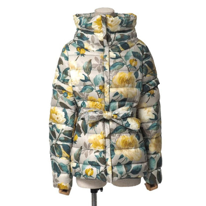 Max Mara Weekend Down Jacket 38 2-Way Floral Pattern