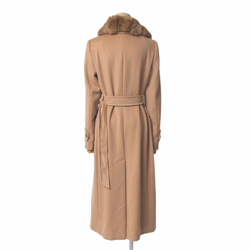 Max Mara Weekend Coat 42 Alpaca Belted Long — view 2