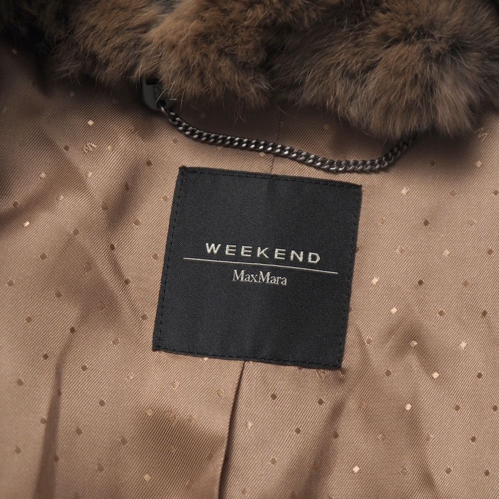 Max Mara Weekend Coat 42 Alpaca Belted Long — view 6