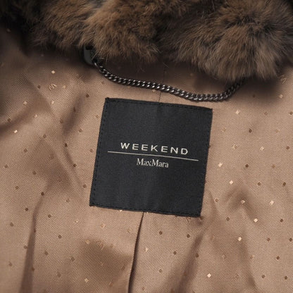 Max Mara Weekend Coat 42 Alpaca Belted Long — view 6