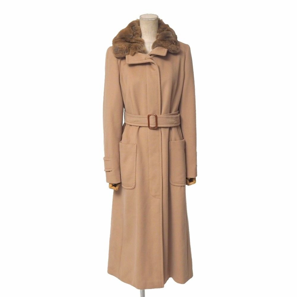 Max Mara Weekend Coat 42 Alpaca Belted Long