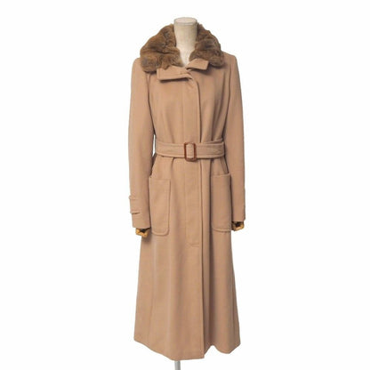 Max Mara Weekend Coat 42 Alpaca Belted Long
