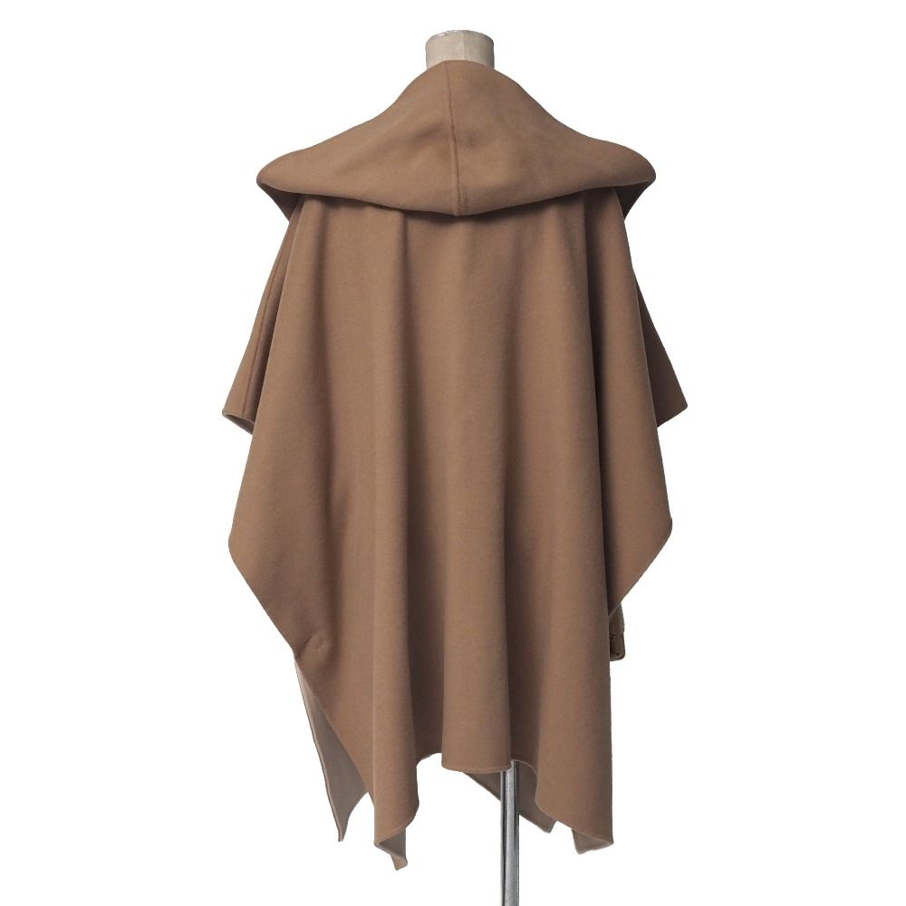 Max Mara Studio Coat SM Cucito Amano Double Face Over Hood Poncho — view 2