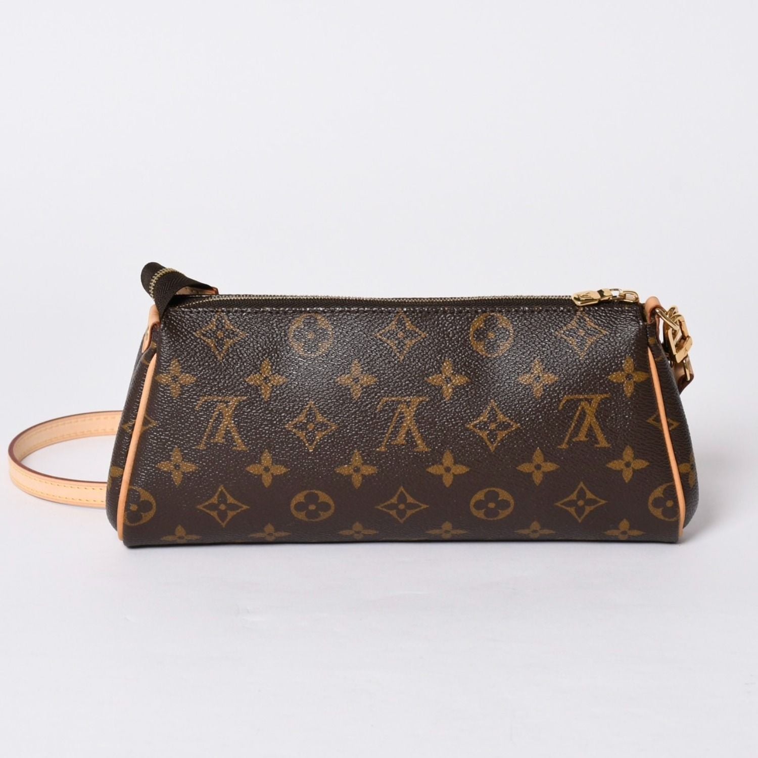 Louis Vuitton Pochette Monogram Brown Gold — view 2