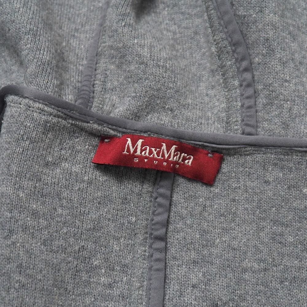 Max Mara Studio Coat M Knit Hooded Drop — view 8