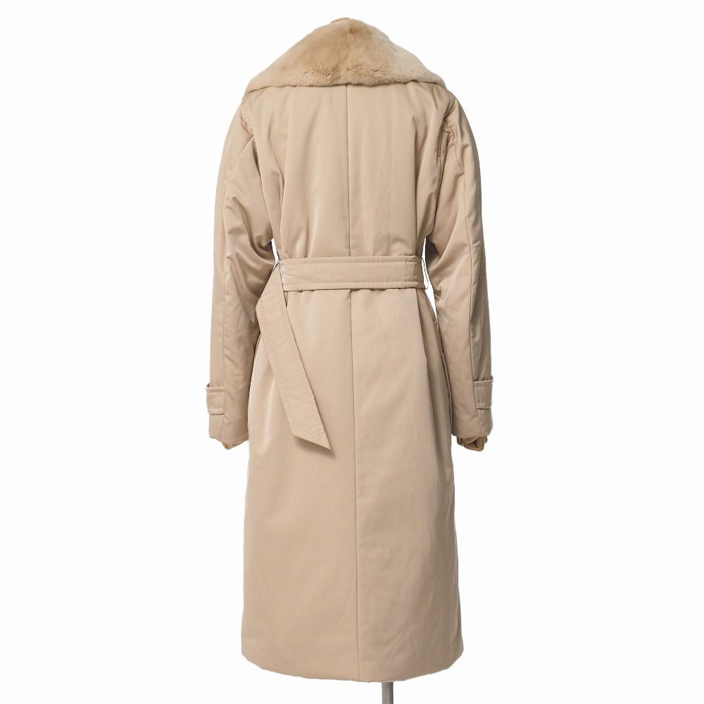 Max Mara Coat 42 Belted White — view 3