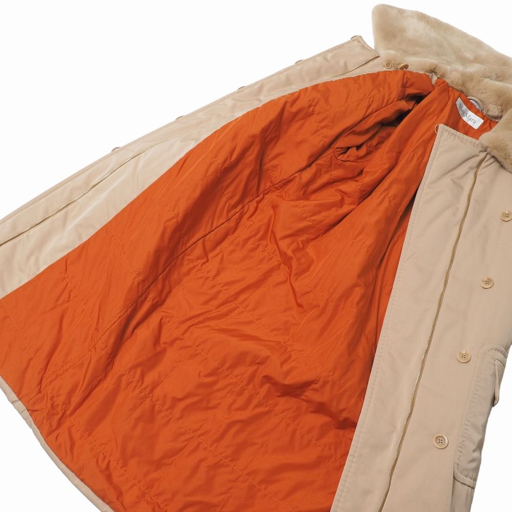 Max Mara Coat 42 Belted White — view 4