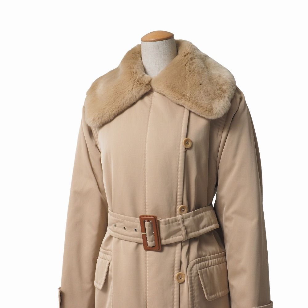 Max Mara Coat 42 Belted White — view 2