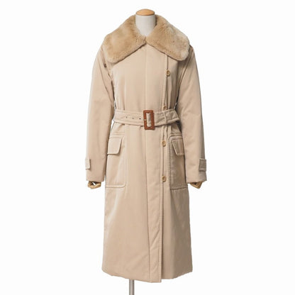Max Mara Coat 42 Belted White