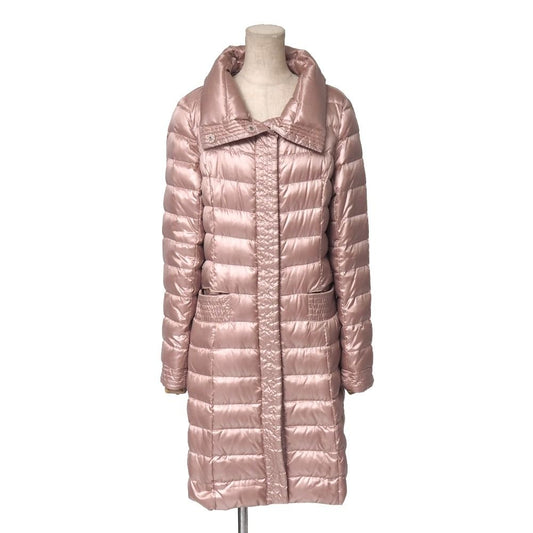Max Mara Studio Coat 42 Down Zip Up Belted Long