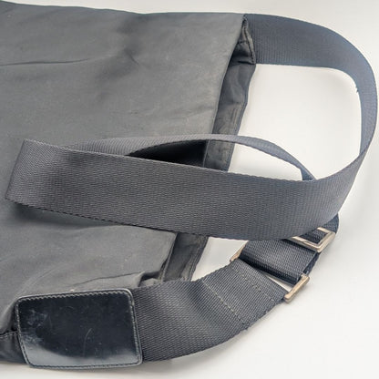 Prada Nylon Shoulder Bag Crossbody Black Triangle Logo — view 5
