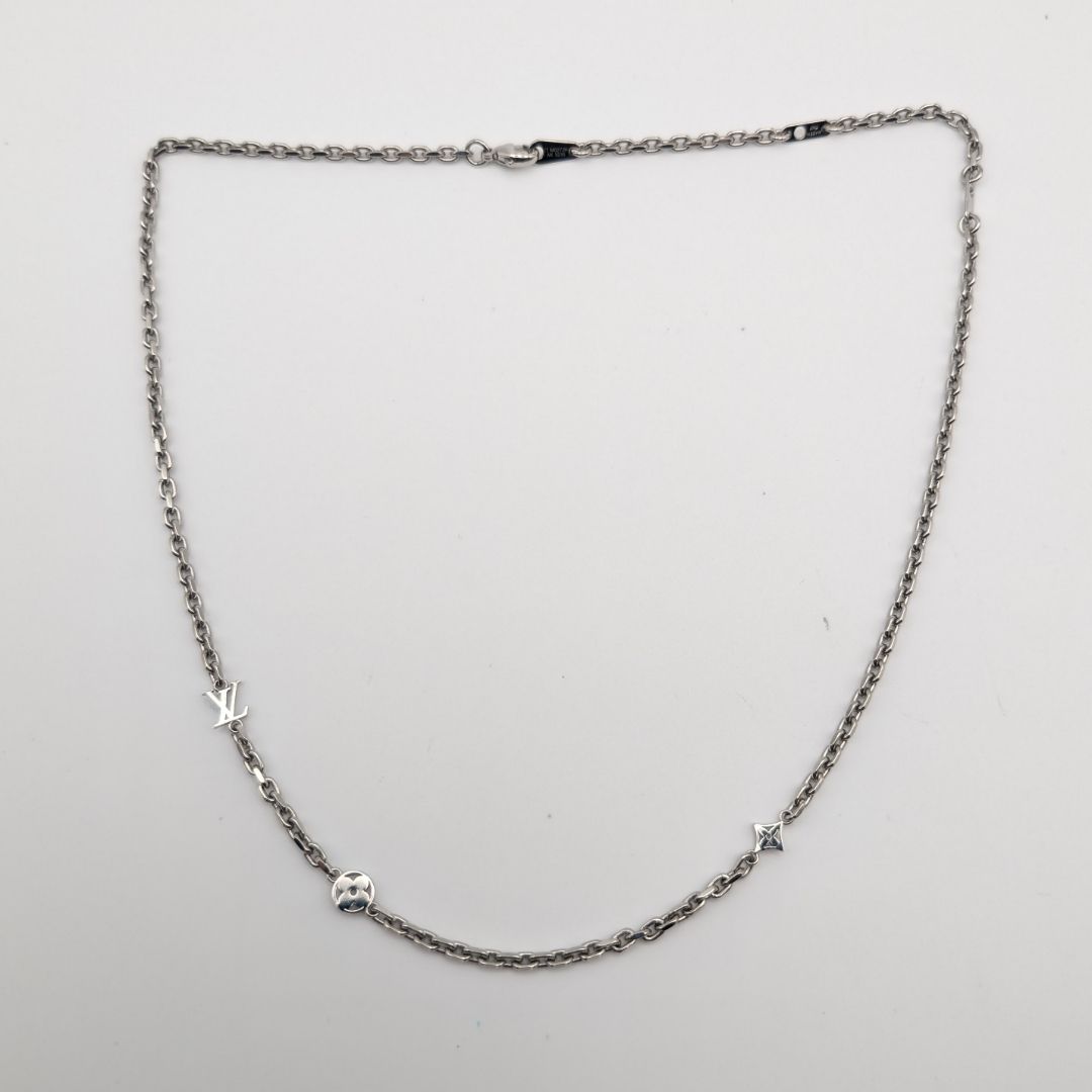 Louis Vuitton Chain VL Yours Necklace Silver