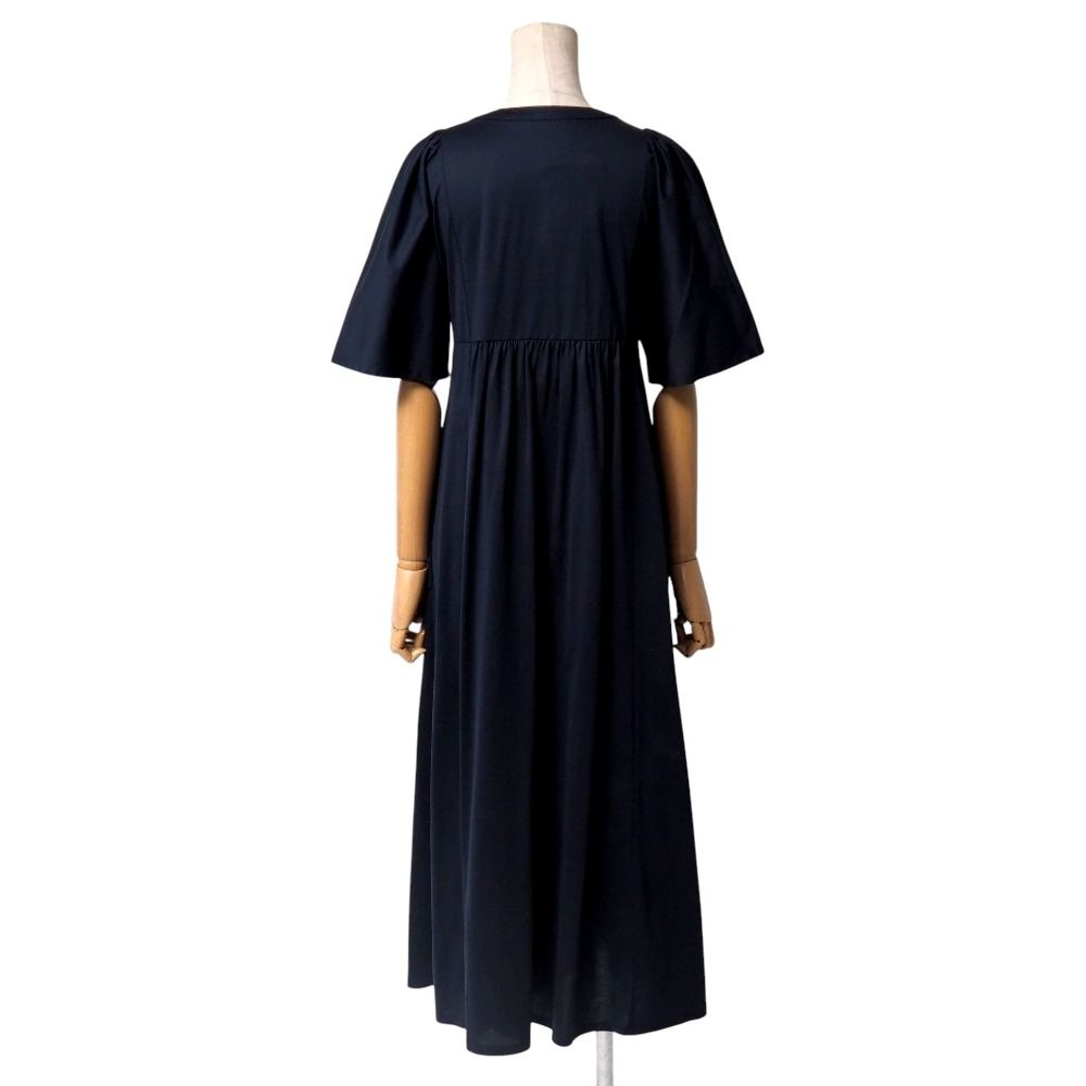 Max Mara Dress XS Long Cotton Volume Sleeve — view 2