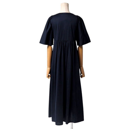 Max Mara Dress XS Long Cotton Volume Sleeve — view 2