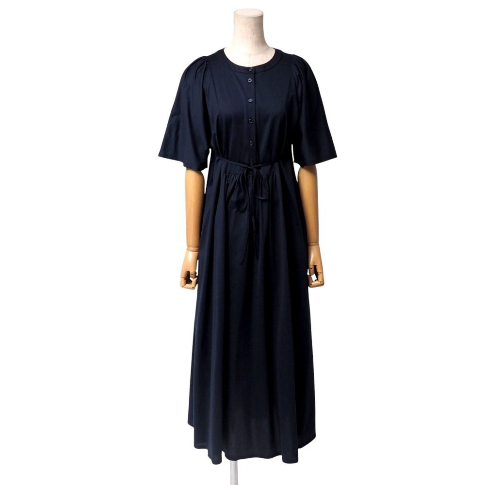 Max Mara Dress XS Long Cotton Volume Sleeve