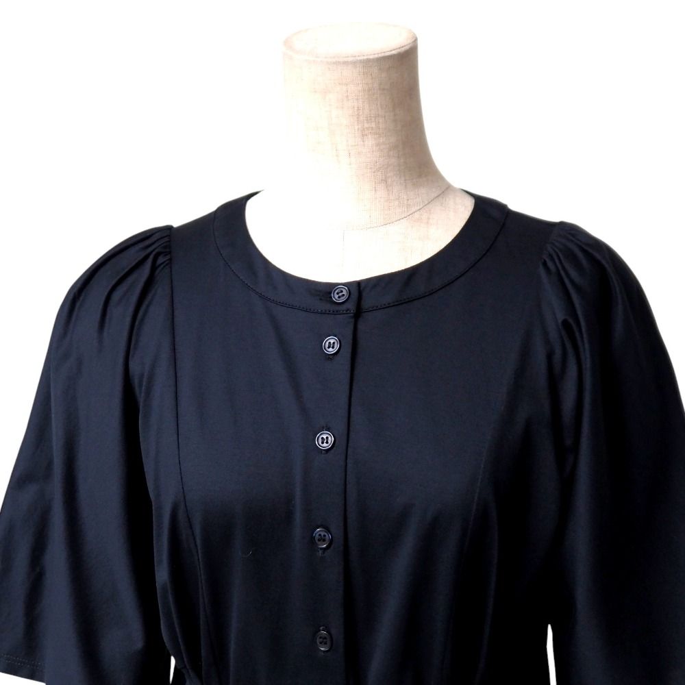 Max Mara Dress XS Long Cotton Volume Sleeve — view 3