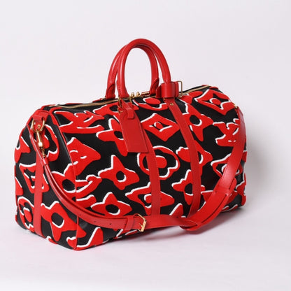 Louis Vuitton Keepall Bandouliere 45 Boston Bag UF Monogram Tufted — view 3
