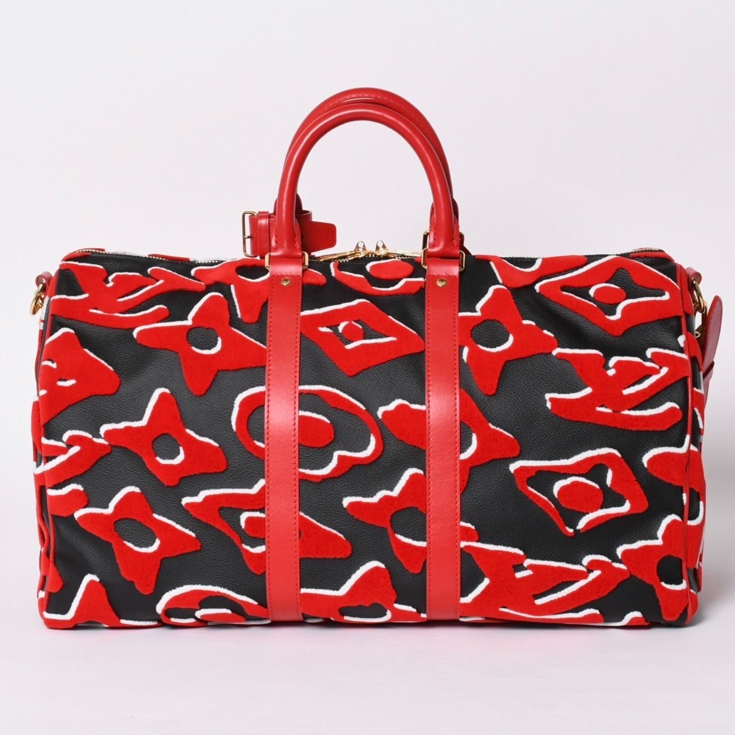 Louis Vuitton Keepall Bandouliere 45 Boston Bag UF Monogram Tufted — view 2
