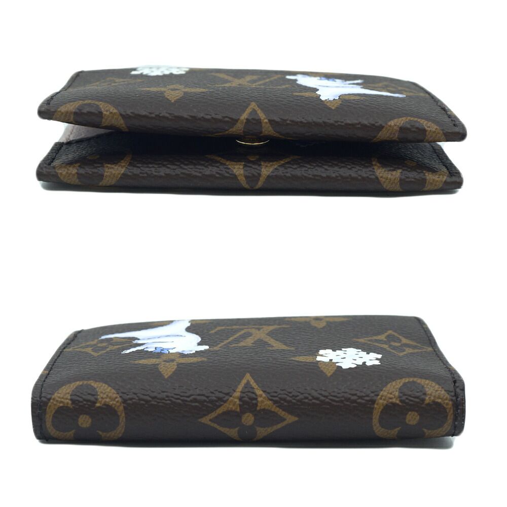Louis Vuitton Card Case Vivienne Holder Slim Monogram Gold — view 4