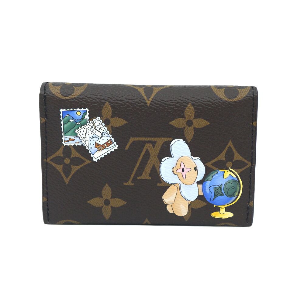 Louis Vuitton Card Case Vivienne Holder Slim Monogram Gold