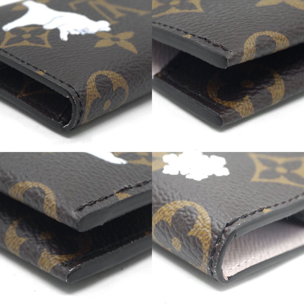 Louis Vuitton Card Case Vivienne Holder Slim Monogram Gold — view 5