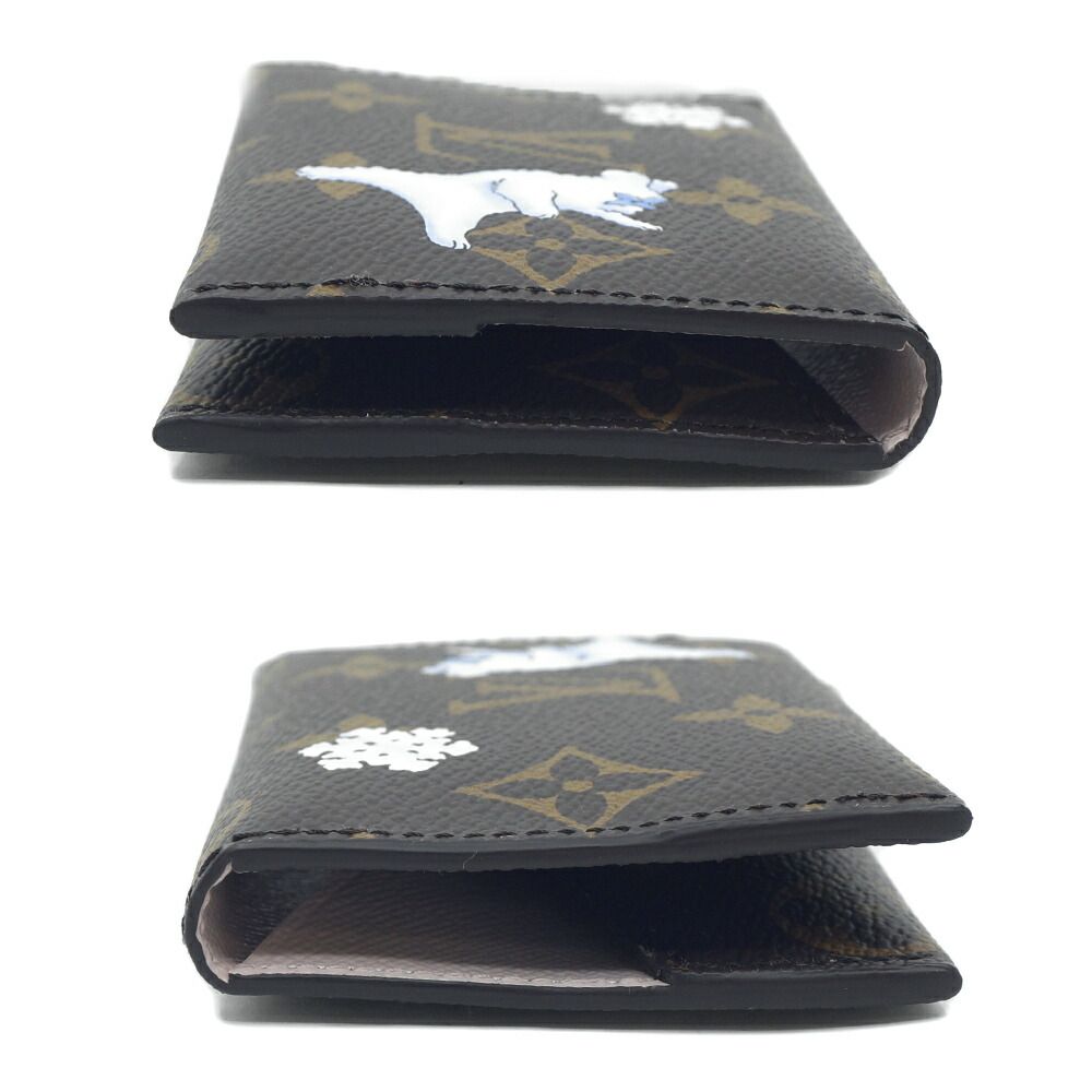 Louis Vuitton Card Case Vivienne Holder Slim Monogram Gold — view 3