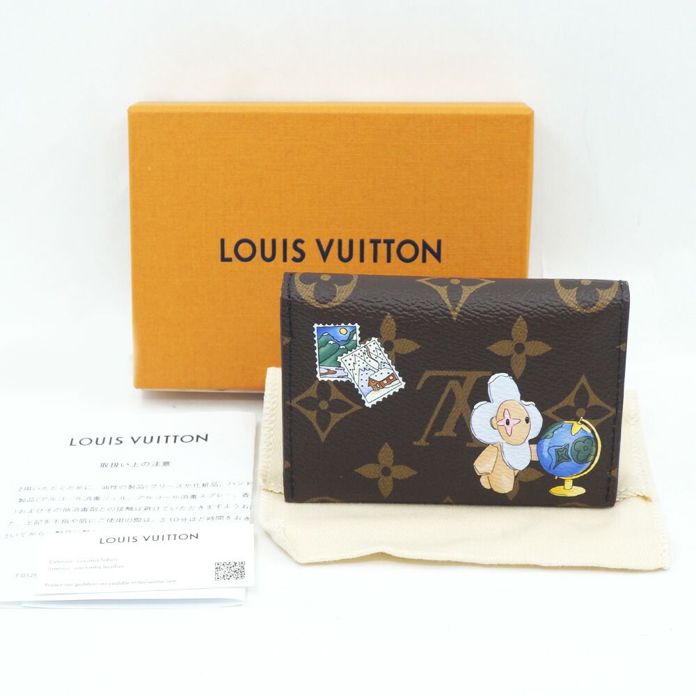 Louis Vuitton Card Case Vivienne Holder Slim Monogram Gold — view 9